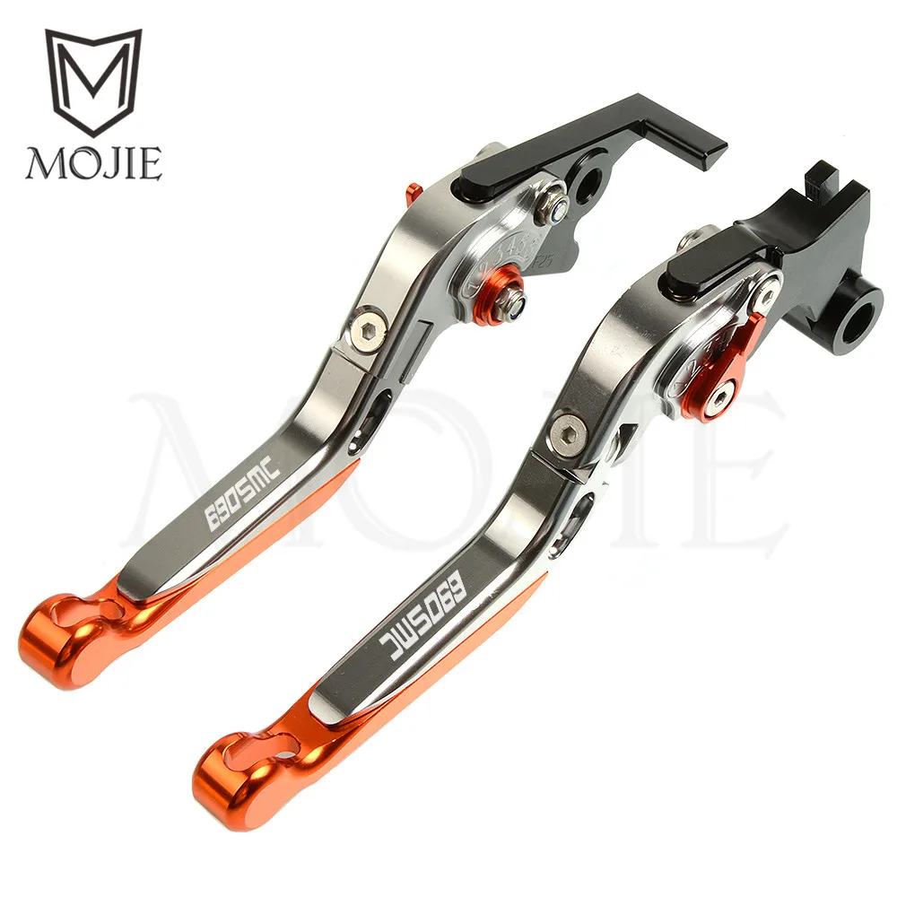 Для KTM 690 SMC 2008-2011 690 SMC R SMCR 2012- Мотоцикл с ЧПУ Алюминиевый Регулируемый складной выдвижной тормозной рычаг сцепления