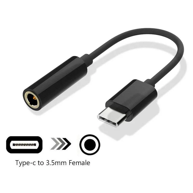 3,5 мм USB 3,1 type C адаптер для наушников, гарнитуры, акустический кабель, аудио адаптер, кабель-конвертер для xiaomi mi6, аксессуары для телефона