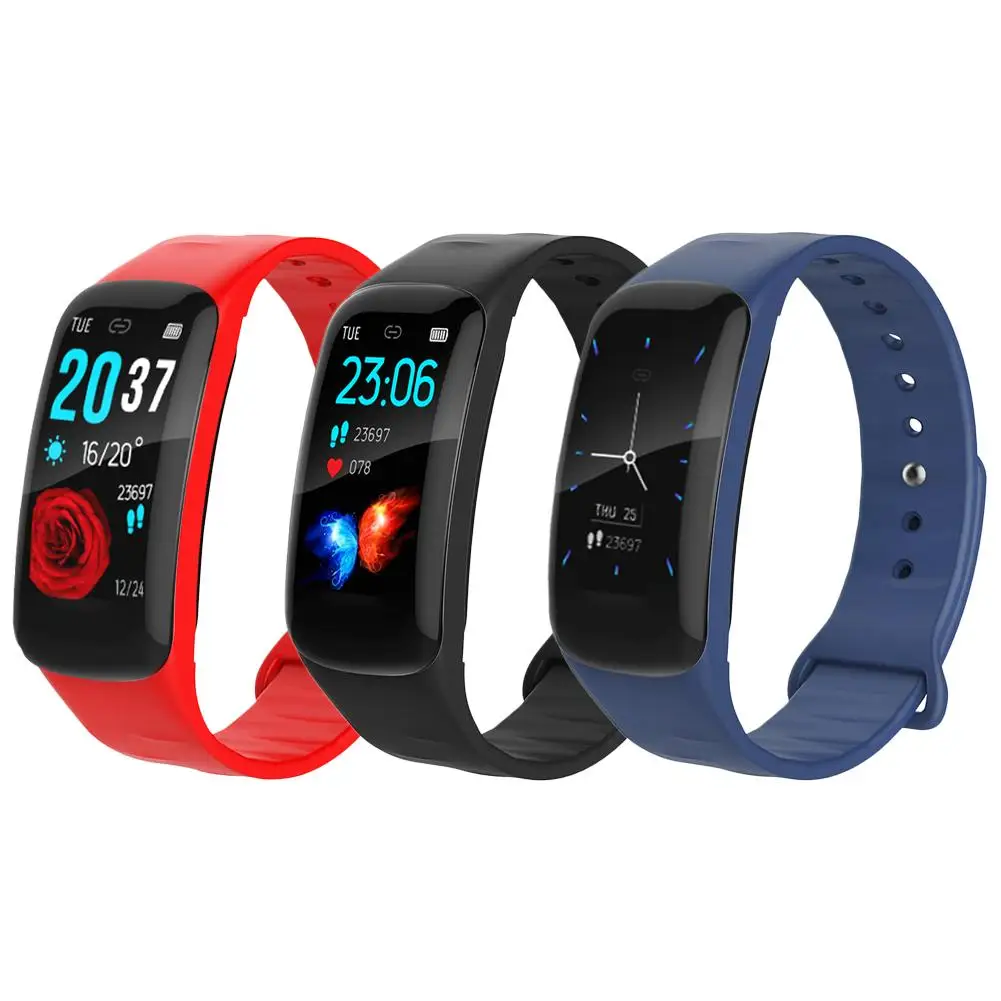 

Waterproof Fitness Tracker Smart Watch For Android IOS Smart Bracelet Heart Rate Monitor Blood Step Counter Bracelet