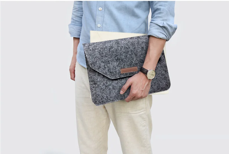 New Slim For Macbook Pro 13 A1278 Laptop Sleeve Case Wool Felt for Macbook Pro 12 A1278 Sleeve Mouse Charger Pouch Bag     (5)