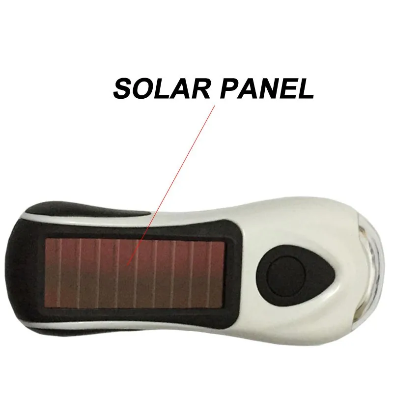 New-YUETOR-portable-3-LED-lampe-torche-300lm-hand-cranked-dynamo-flashlight-solar-power-torch-torche (2)
