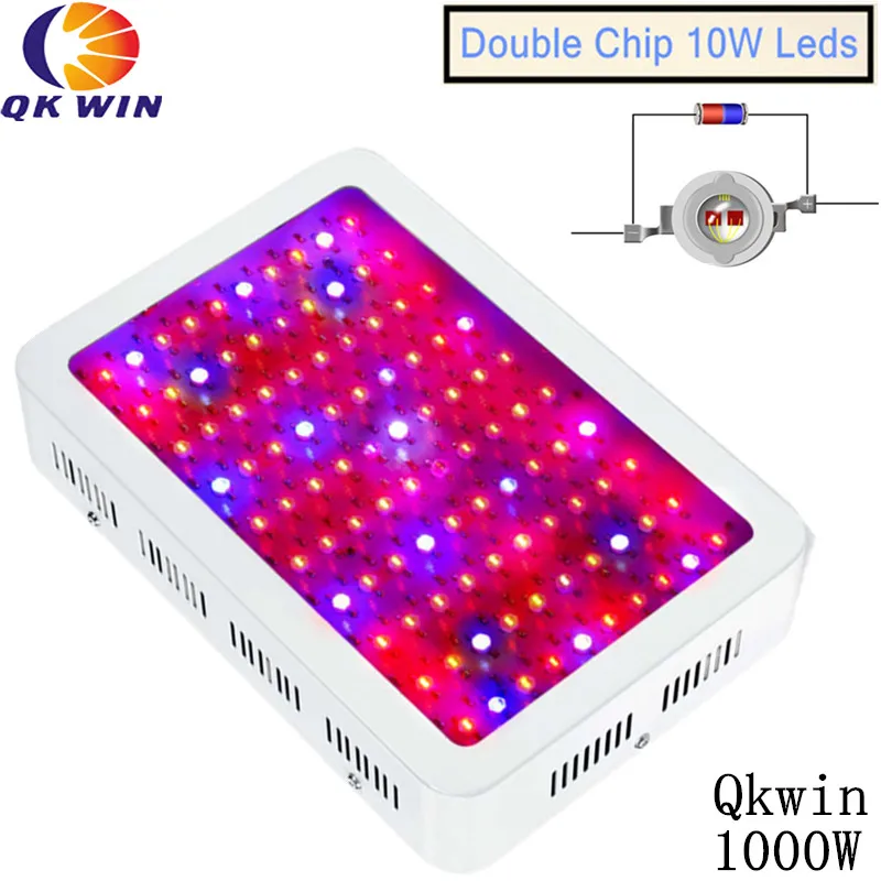QKWIN 300W/600W/1000W/1200W/1600W/2400W LED Grow Light Full Spectrum