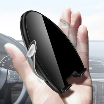 

Newest Phone Holder Charger Car X6 Infrared Sensor Vehicle Wireless Charger Suction Cup Air Outlet