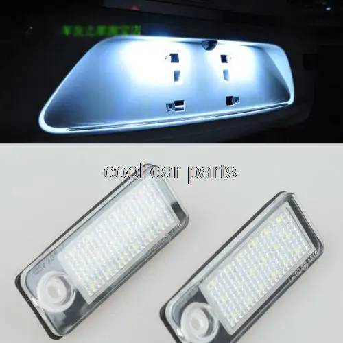 2x Error Free LED number License Plate Light For Audi A4 B5 Avant 99 01