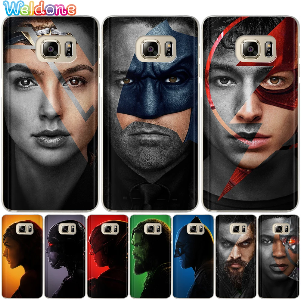 

Justice League Batman Aquaman Diana Phone Case For Samsung S10 Lite S9 S8 Plus S7 S6 Edge J310 J330 J530 J2prime case cover Etui