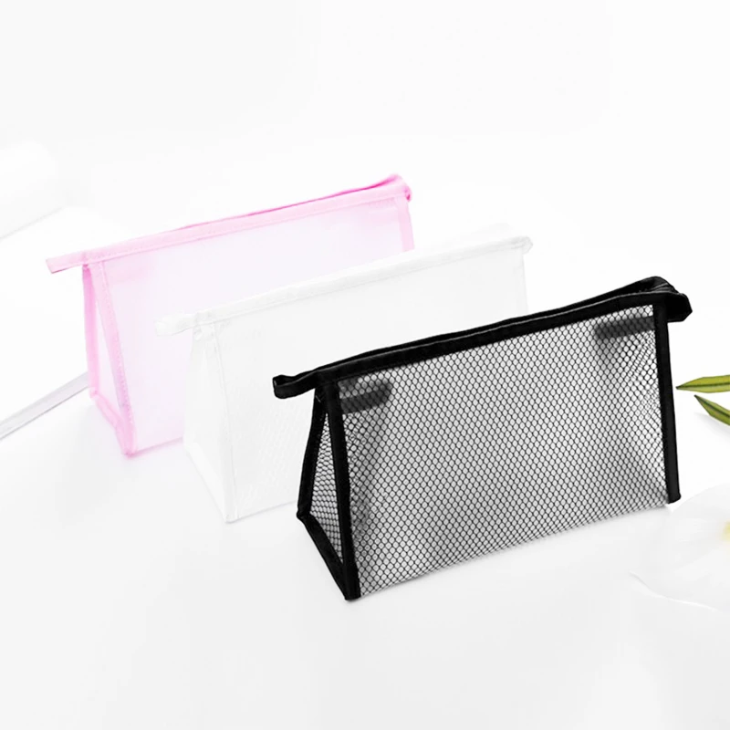 Pink cosmetic bag Для дорожных принадлежностей сумка для хранения Мужская портативная Ручная стирка сумка женская прозрачный ЭВА-пластик Водонепроницаемая косметичка для макияжа - Цвет: Pink cosmetic bag