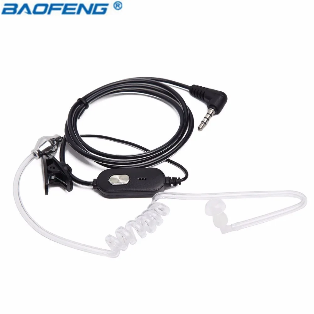 Baofeng BF-T1 1 Pin воздушная акустика трубки Динамик гарнитуры для Baofeng BF-T1 BF-T8 UV-3R плюс Мини Радио Walkie Talkie BFT1