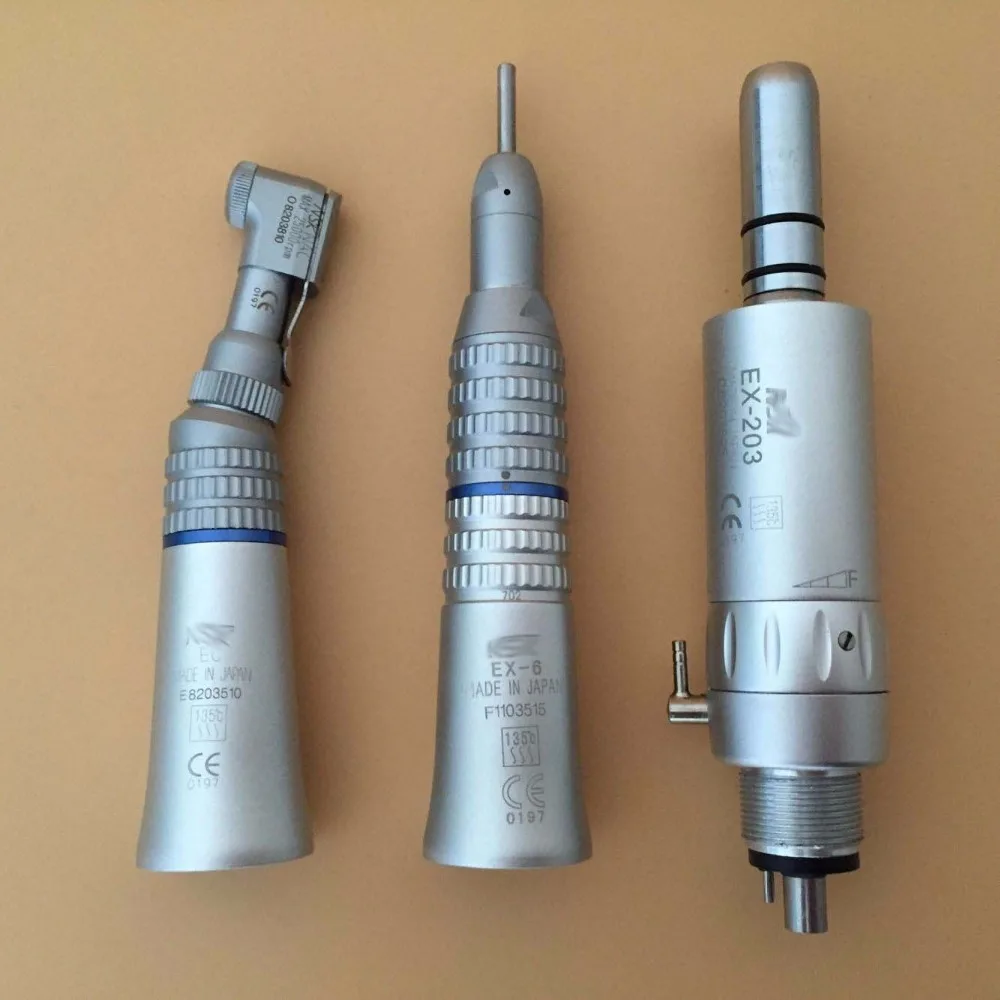 Estilo Dental Lento Baixa Velocidade Handpiece Kit Ex-203c Conjunto E-tipo Midwest Nsk 21 handpiece turbina dental kit de polimento EX-203C conjunto e-tipo midwest