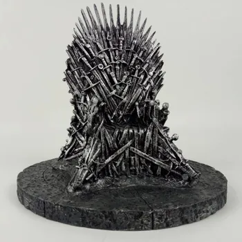 

Game Of Thrones Figures The Iron Throne A Song Of Ice And Fire Sword Chair Resin model Action Figures 17cm