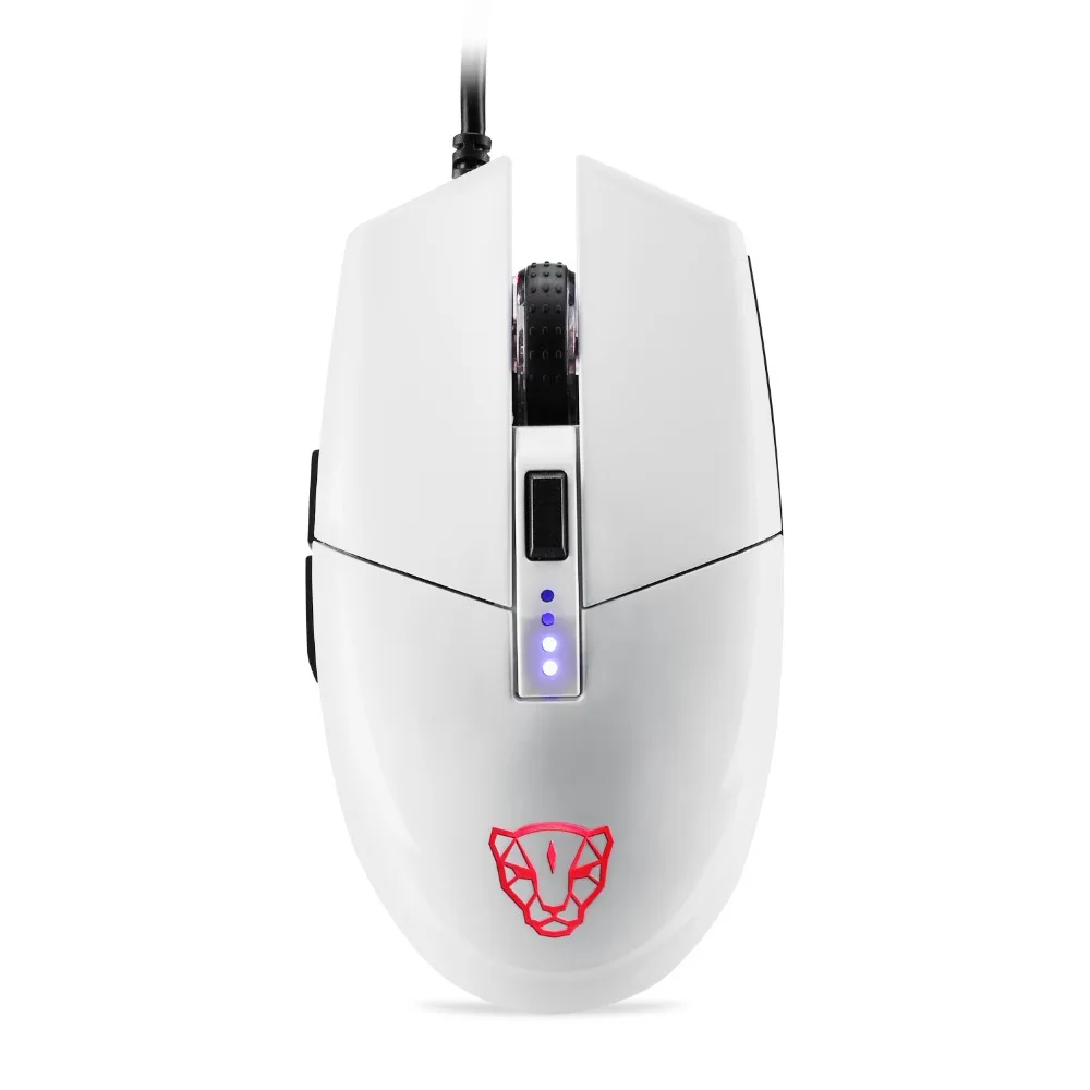 Новинка Motospeed V50 4000 точек/дюйм Проводная игровая мышь RGB крутая подсветка