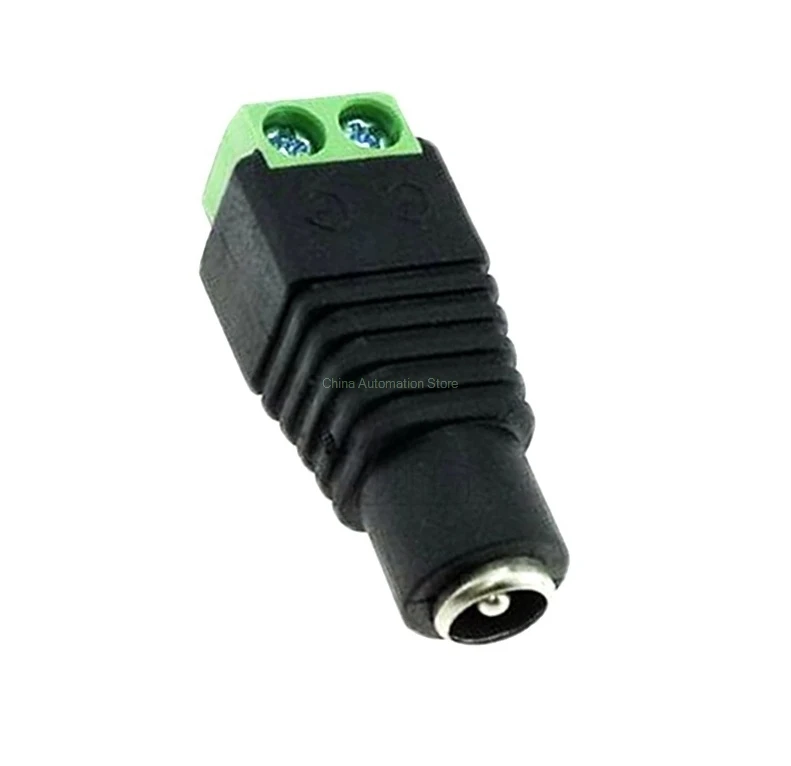 

1Pcs 2.1 x 5.5mm DC Power Female Plug Jack Adapter Connector Plug for CCTV DVR LED Strip Light