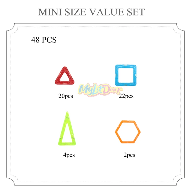 48 шт. Мини Магнитный дизайнерский конструкционный обучающий конструктор строительные блоки игрушки детские развивающие DIY пластиковый технический кирпич - Цвет: Армейский зеленый