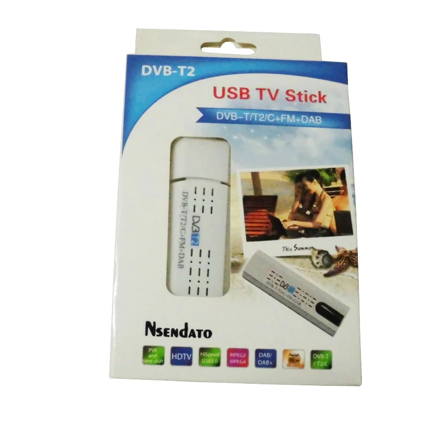 Digital Antenna USB 2.0 HDTV TV Remote Tuner Recorder&Receiver for DVB-T2/DVB-T/DVB-C/FM/DAB for Laptop,Wholesale Free Shipping