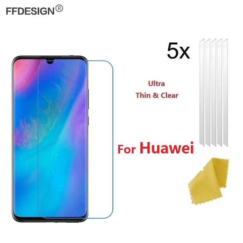 

5x LCD Protective Screen Protector Film For Huawei P30 Lite P10 P8 P9 Lite 2017 P20 Lite Pro (Not Glass) Screen Protection Foil