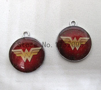 

New 50 pcs wonder women Charm Pendants DIY Jewelry Making Accessories J-3