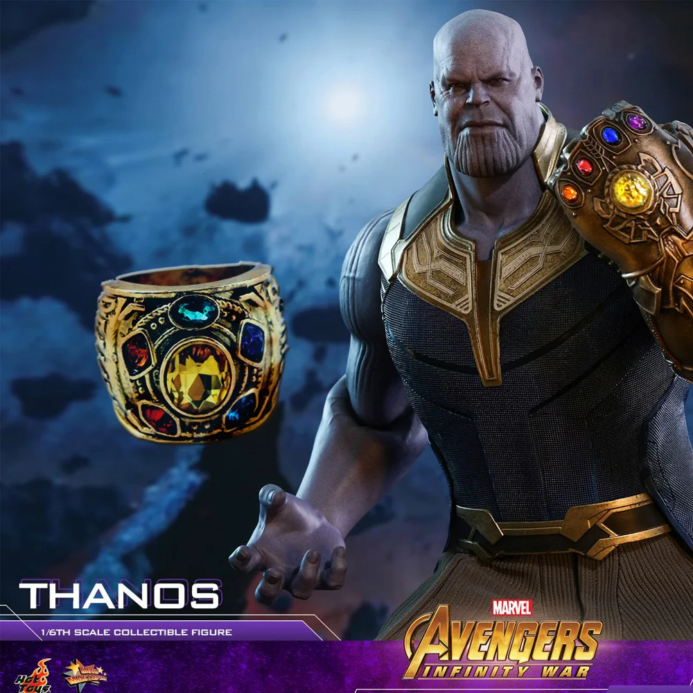 

Thanos Rings Avenger 3 Infinite Energy Gem Ring Movie Jewelry