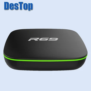 

10PCS/LOT R69 Android 7.1 TV Box DDRIII 1GB+8GB allwinner H3 Quad-Core(1.5GHZ) Wifi 802.11 b/g /n Media Player pk T6 2017