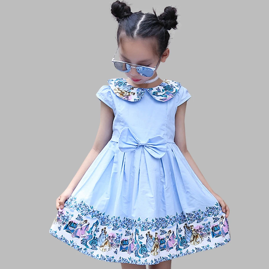 

Girls Dress Floral Summer Spring Girls Party Dress Teenage Dress For Girls 8 10 12 Year Big Kids Girls Clothes