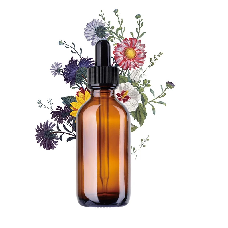 

Glass Bottle With Pure Dropper Perfume Sample Tubes For Essential Oil New Reagent Pipette Refillable Bottle Empty 30/60ml P1