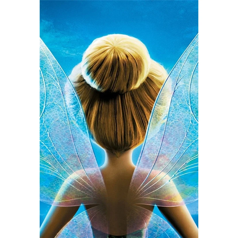 

5D DIY Diamond Painting New arrival Tinker Bell fairy wing Embroidery Full Square Diamond Cross Stitch Rhinestone Mosaic Art