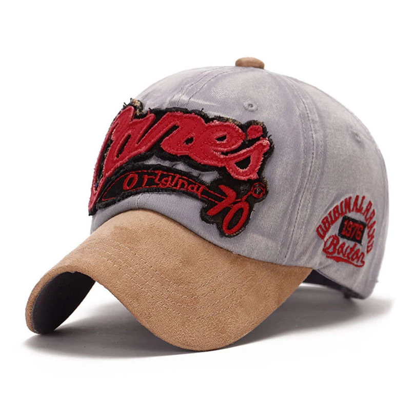 2019 весна унисекс хлопок бейсболки с вышивкой буквы Мальчики Snapback папа шляпы