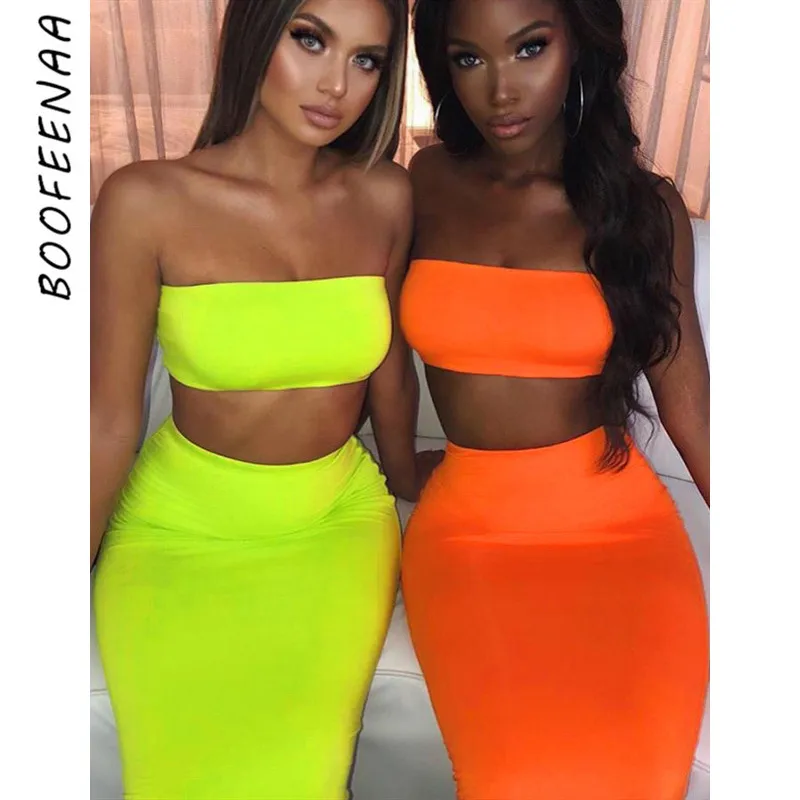 cute two piece skirt sets