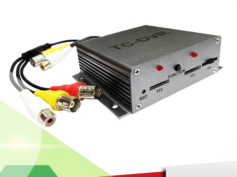 Двухканальный видео вход TC-DVR Мини DVR Мини безопасности DVR-SD карты записи, пульт дистанционного управления