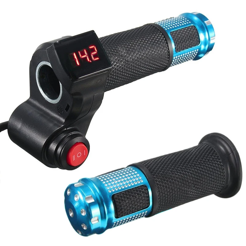 Ebike Electric Bike 24V 36V 48V Handlebar Universal Electric Scooter Digital Meter Handlebar Throttle Cycling Throttle Grip New
