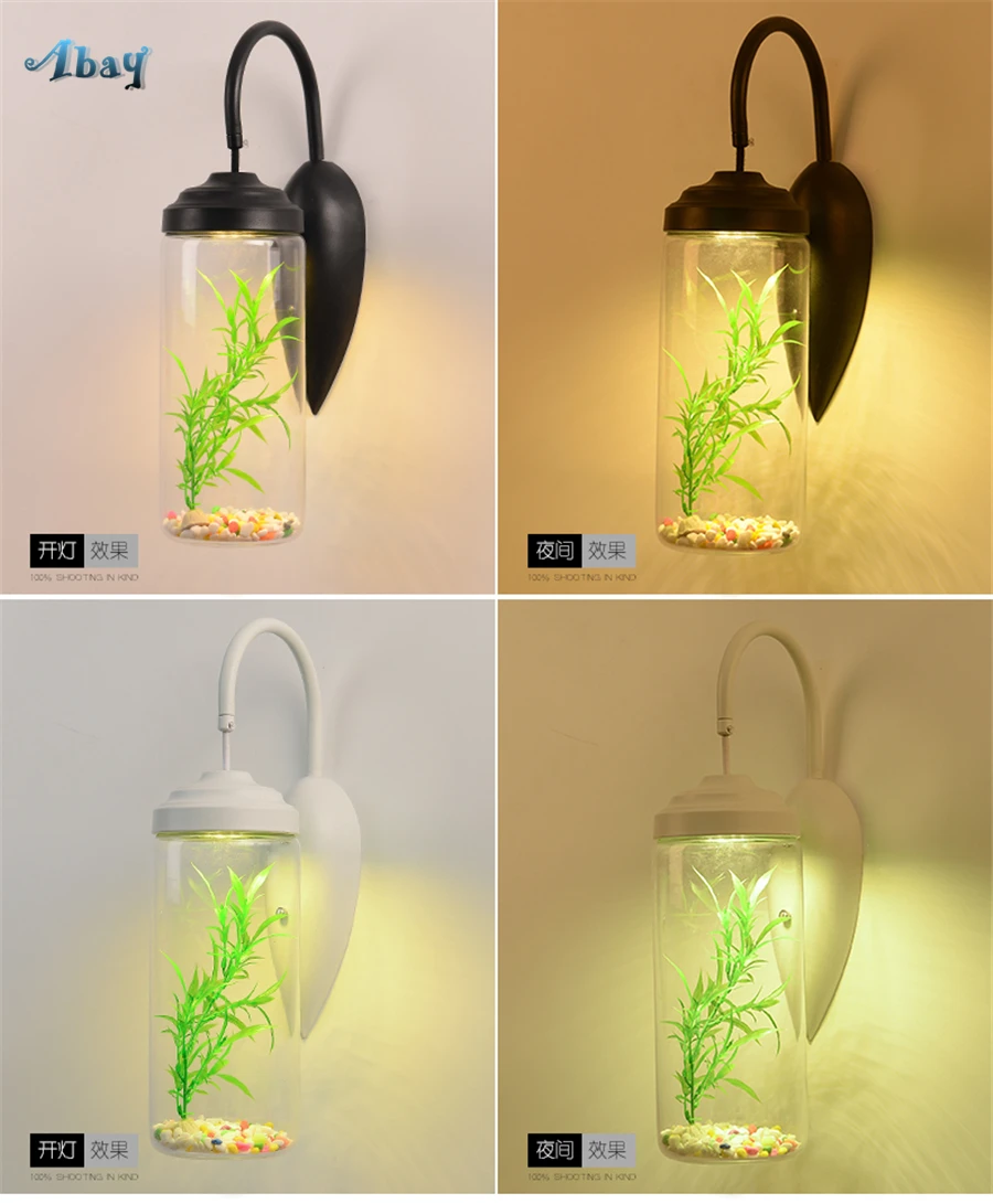 Арт-деко животные, растения, Стеклянные Настенные светильники для кухни, гостиной, креативный светильник для столовой, детская прикроватная лампа, настенный светильник-бра