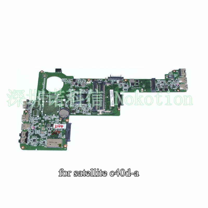 NOKOTION A000255420 DA0MTNMB8F0 для toshiba satellite C40D C40D-A материнская плата ноутбука E1-2100 CPU |