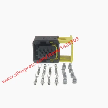 

5 Sets 8 Pin Electric Female Plug Auto Waterproof Plug Cable Connector For VW 1-1418479-1