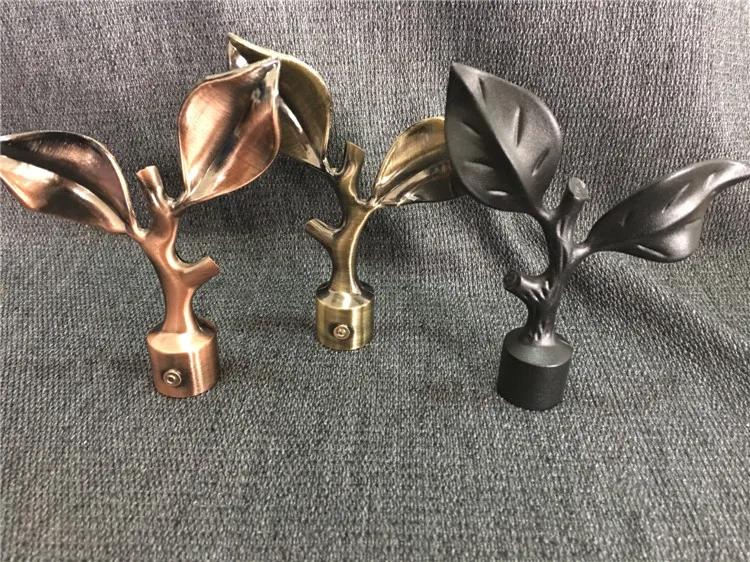 Decorative Curtain Rods And Finials Drapery 2pcs Lot Aluminum Drapery Curtain 19 28mm Rod End Cap Ends Caps Finial Decorative
