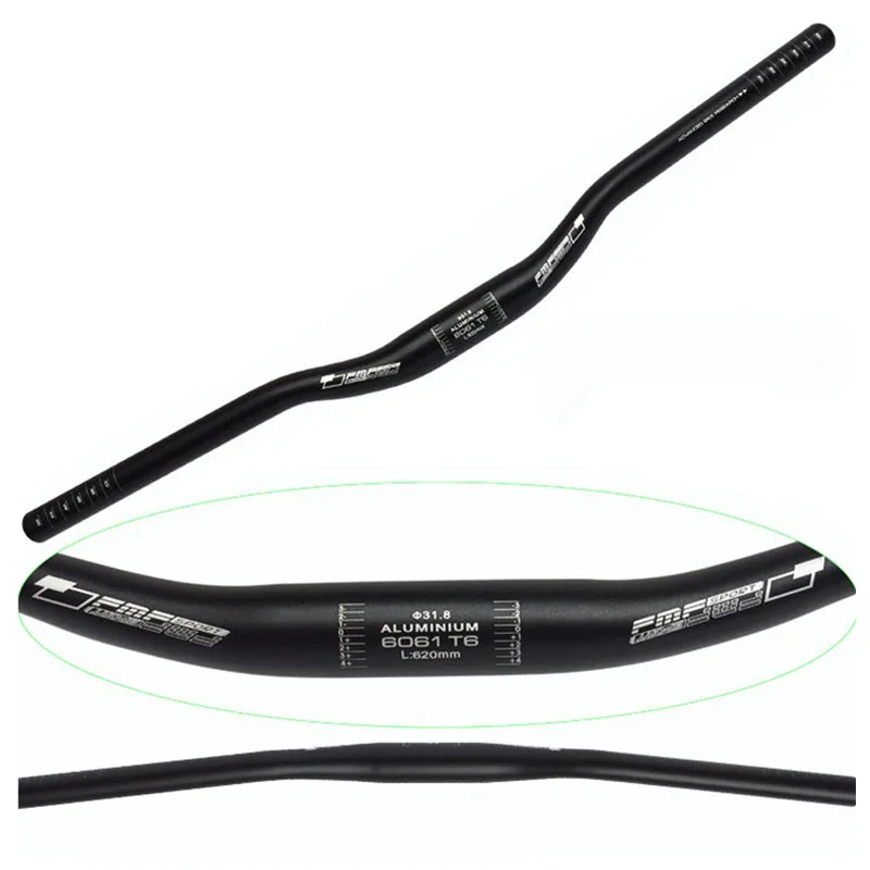 

FMF Aluminum Alloy Bicycle Handlebar MTB Mountain Road BMX Bike Riser Flat Bar Handlebar 31.8*620mm 5Colors
