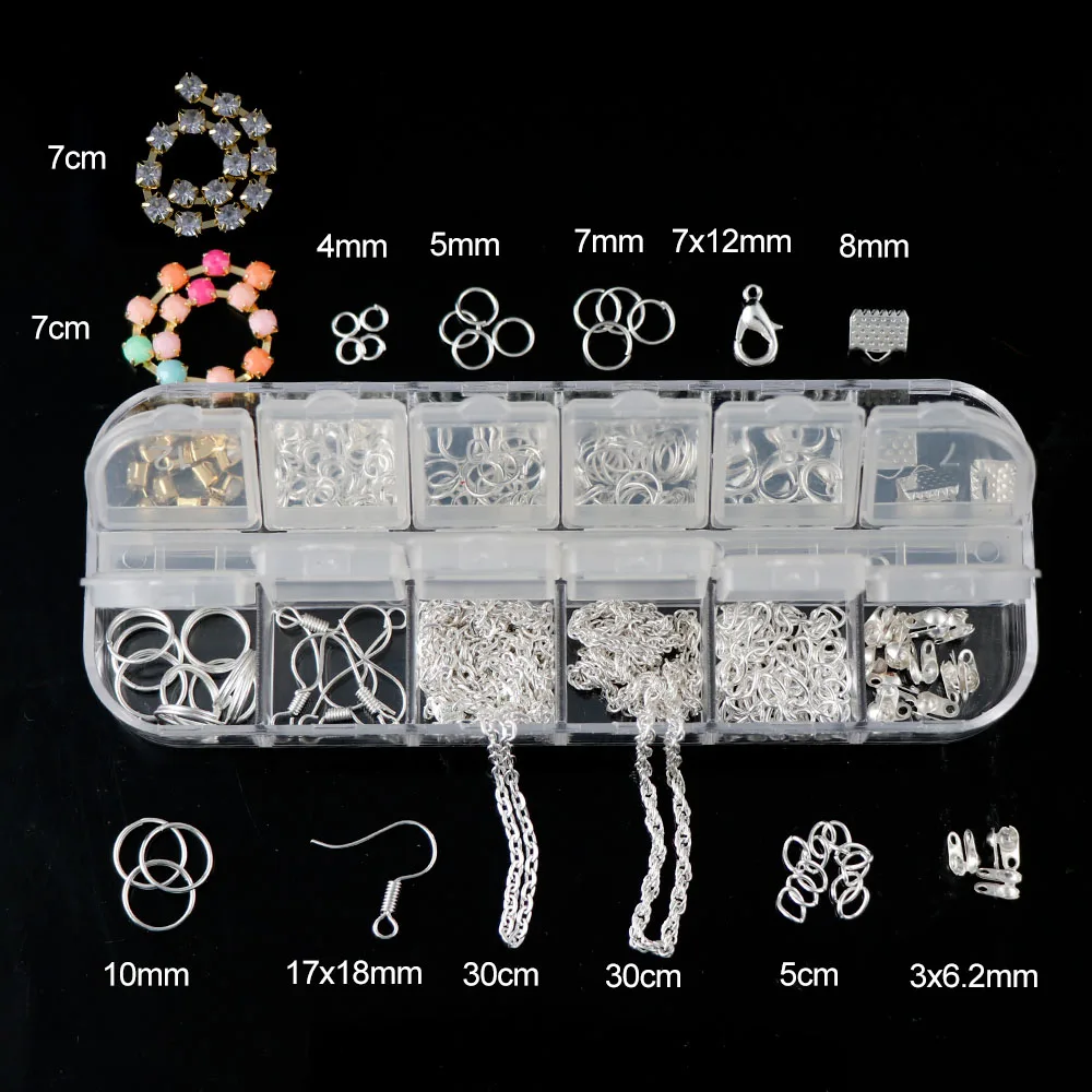 

Silver Ancient Green Basic Accessories Set for Jewelry Making Jewelry Accessories & findings