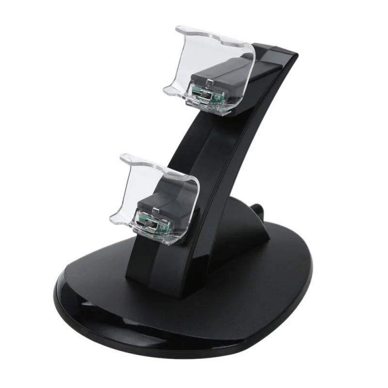 

Gamepad Controller Charger Charging Station Dual USB Charger Charging Station Stand for Sony PlayStation 4 PS4 Pro Controller