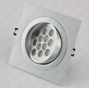 

Dimmable 12W LED Recessed Ceiling Down Cabinet Fixture Lights Square Grid Lamps