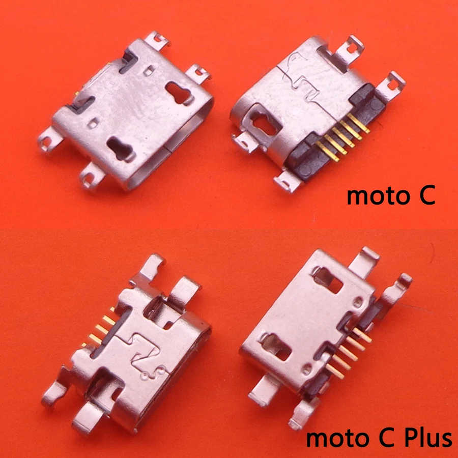 50 шт. разъем micro usb для зарядки motorola Moto C PLUS Cplus XT1723 XT1724 док станция|Шлейфы мобильных