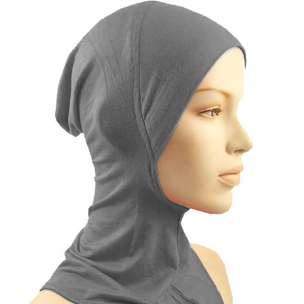 Шапка под головной убор, головной убор, внутренние хиджабы ниндзя, женская мусульманская накидка, платок на шею, полный шарф, 14 цветов