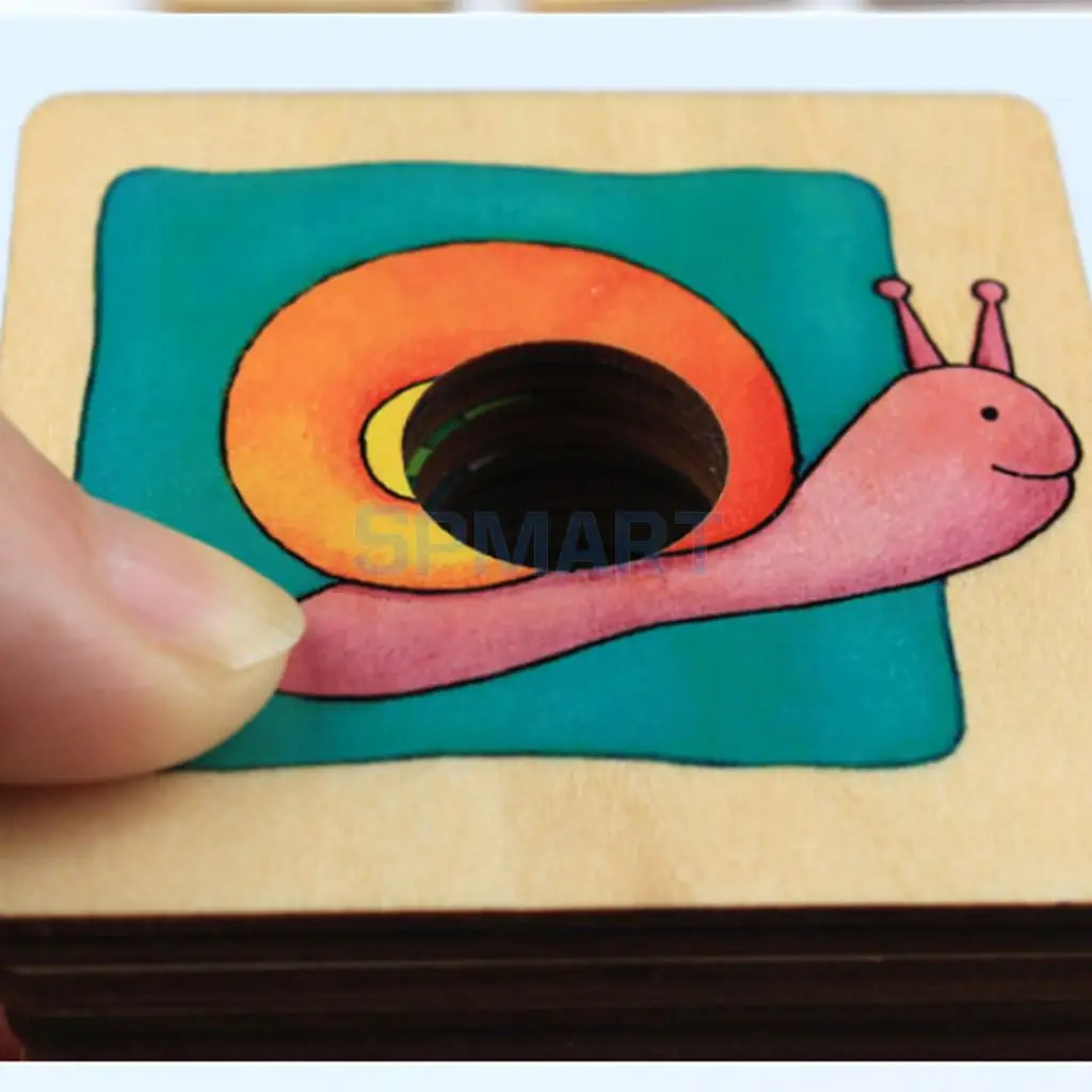 Wooden Animal Board Animal Body Matching Game Memory Game for Kids Toddler