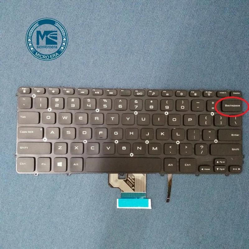 Клавиатура для Dell Precision M3800 XPS 15 9530 с подсветкой US layout