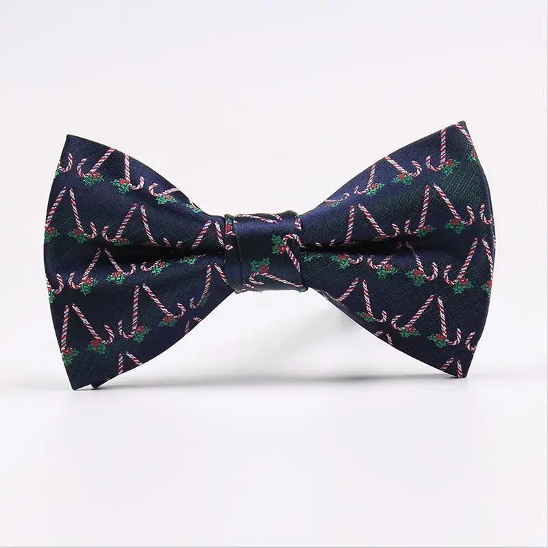 03 RBOCOTT Рождество Модный галстук-бабочка Bowties для мужчин фестиваль интимные аксессуары Новинка ёлки Снежинка костыль узор - Цвет: 03