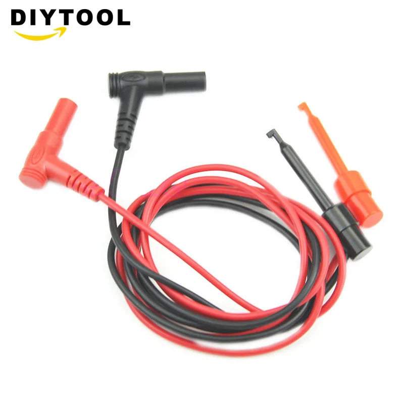 Banana Plug To Test Hook Clip Probe Cable For Multimeter Test Equipment ST 