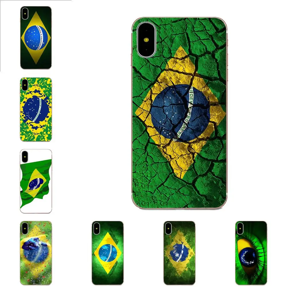 

Brazil Brazilian Flag Tpu Soft Black Phone Case For Huawei Mate 7 8 9 10 20 P8 P9 P10 P20 P30 Lite Plus Pro 2017