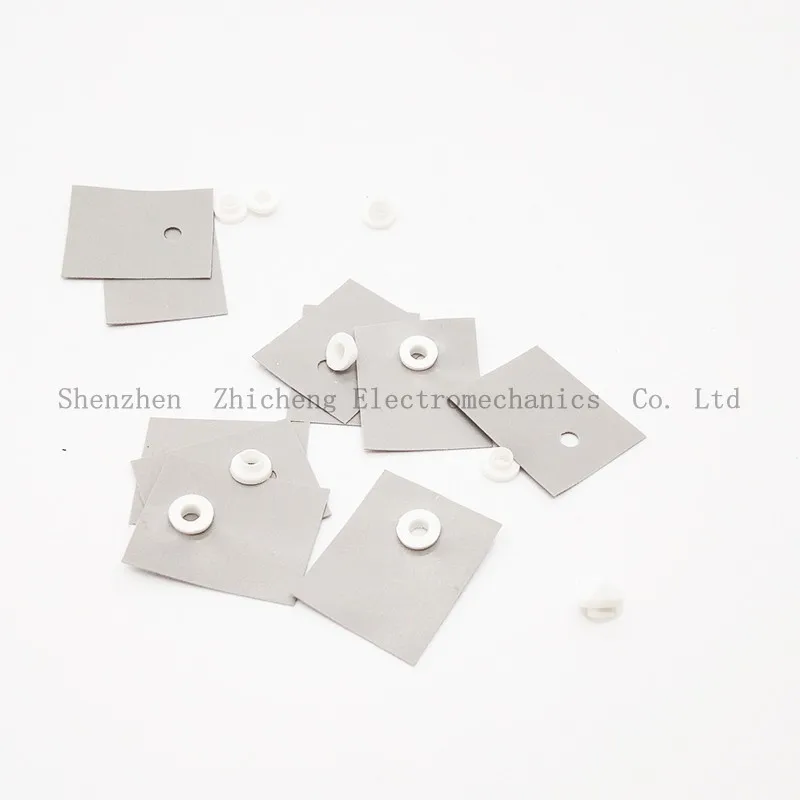 10 шт. силиконовые теплоотводящие изоляционные прокладки TO 220 с изоляционными