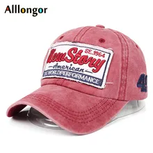 Лето промытый Хлопок Snapback Бейсболка мужская вышитая 1964 с принтом американского флага шляпа хип хоп папа Casquette homme