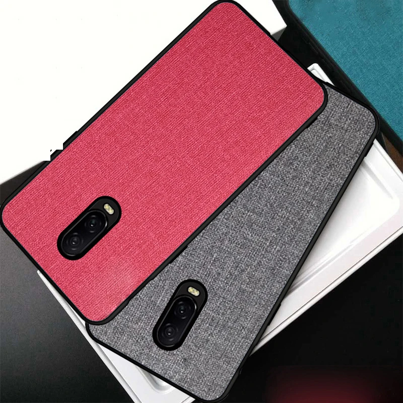 

For Oneplus 6t Case Cover Oneplus 6 t Cloth Shockproof Silicone Edge 1+6t Case Capas Coque Original One Plus 6t 6 Case Cover