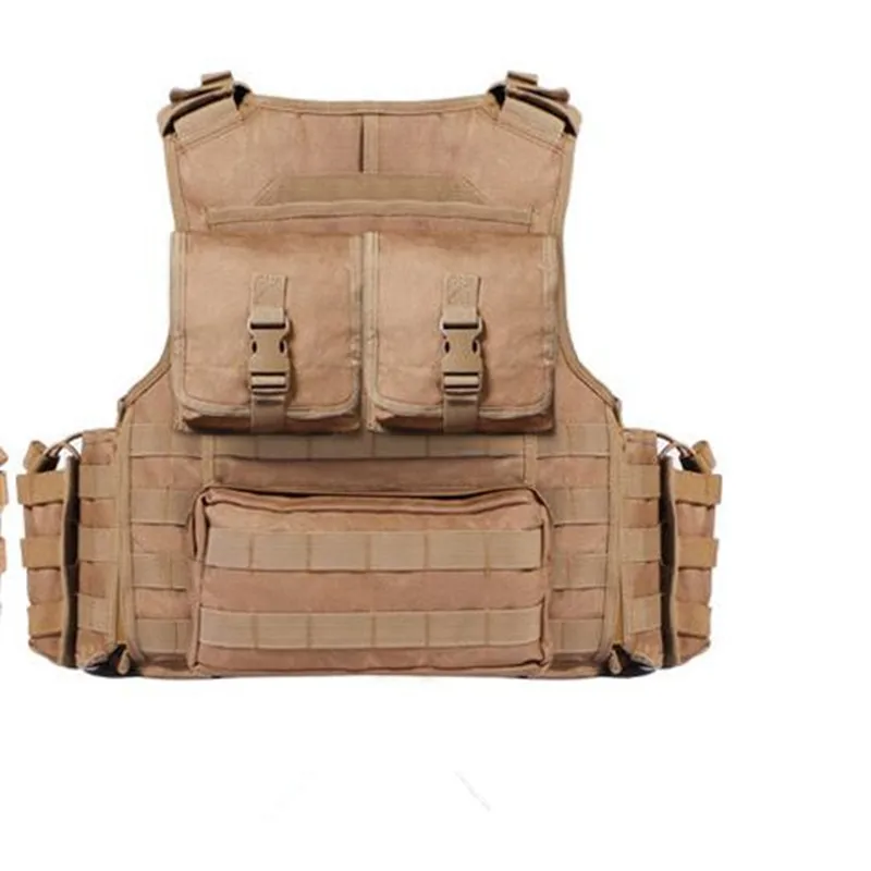 

Men Outdoor Shooting Camping Hunting Training Removable Molle Combat Tactical Vest 600D Nylon CS Field Armor Gear Waistcoat Tops