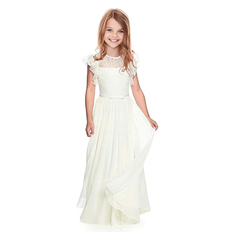 Girls Dresses Party Bridesmaid Wedding Formal Communion Prom Pageant Ball Maxi