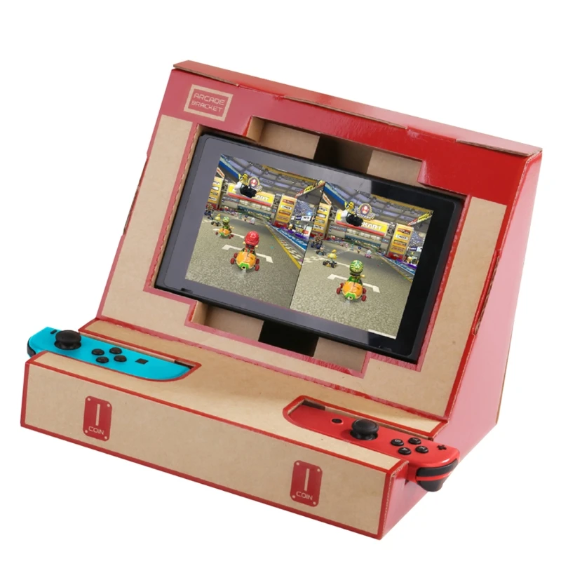 

New Foldable Cardboard DIY case Switch Stand Kit for Nintend toy-con Joy-con Play MAY-24