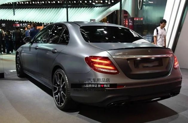 Для Benz E class W213 спойлер e43 стиль ABS Материал заднее крыло автомобиля праймер краска цвет спойлер багажника E320L E260L E300L